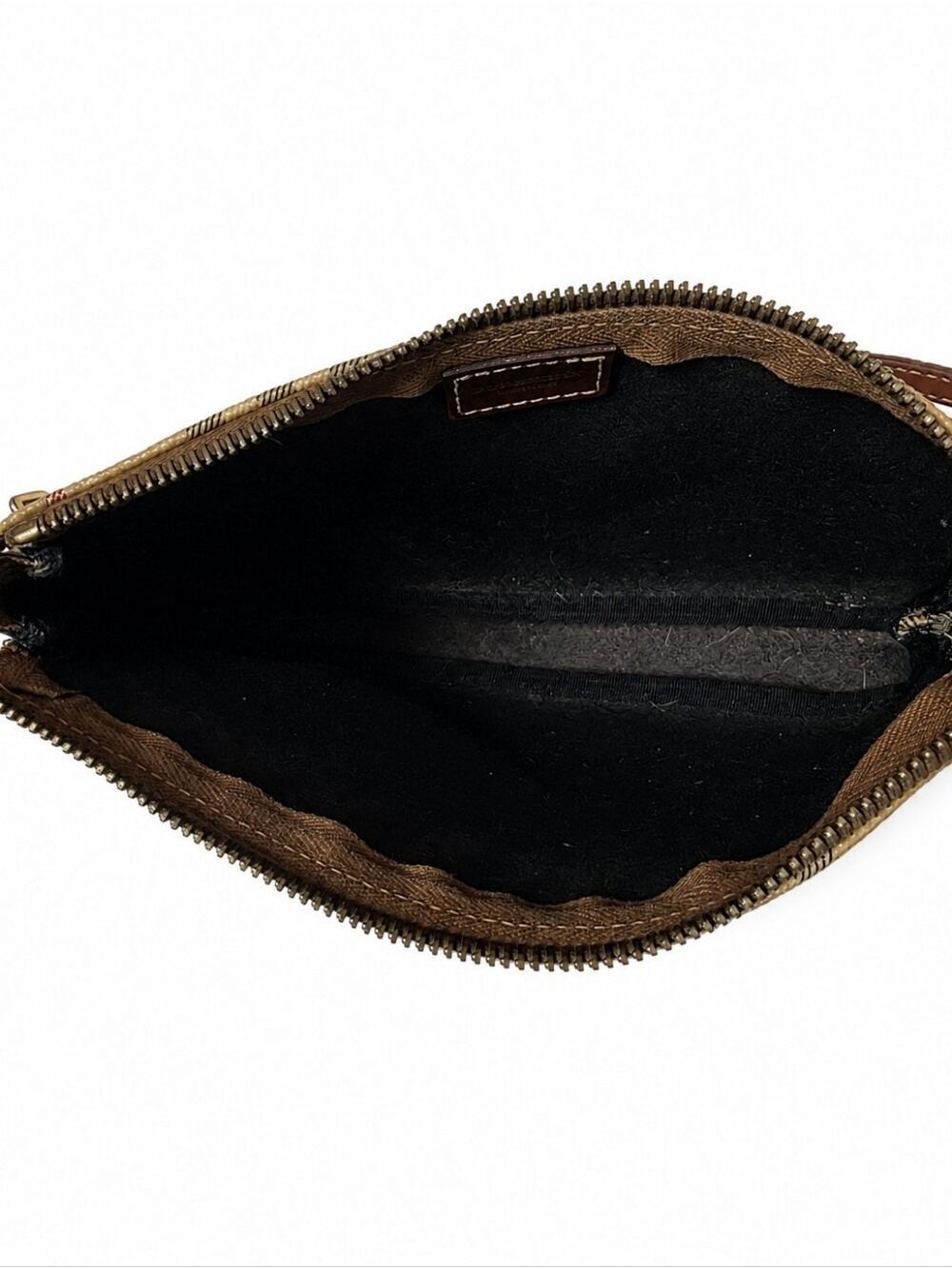 Burberry London Nova Check Mini Shoulder Bag Wristlet Vintage Plaid - Picture 8 of 10